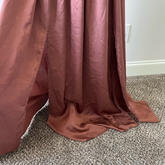 Baltic Born Dusty Rose Maxi Dress Size XS faux wrap top - Picture 3 of 6